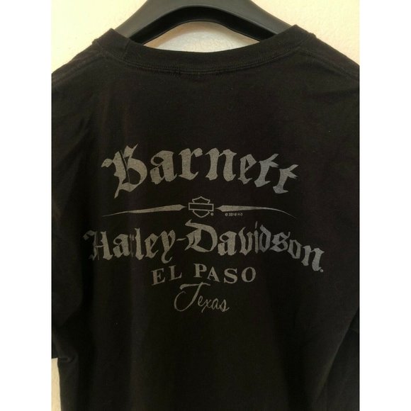 Harley Davidson Black Short Sleeve T Shirt Skull Design Men's XL Tee Shirt - Picture 5 of 5